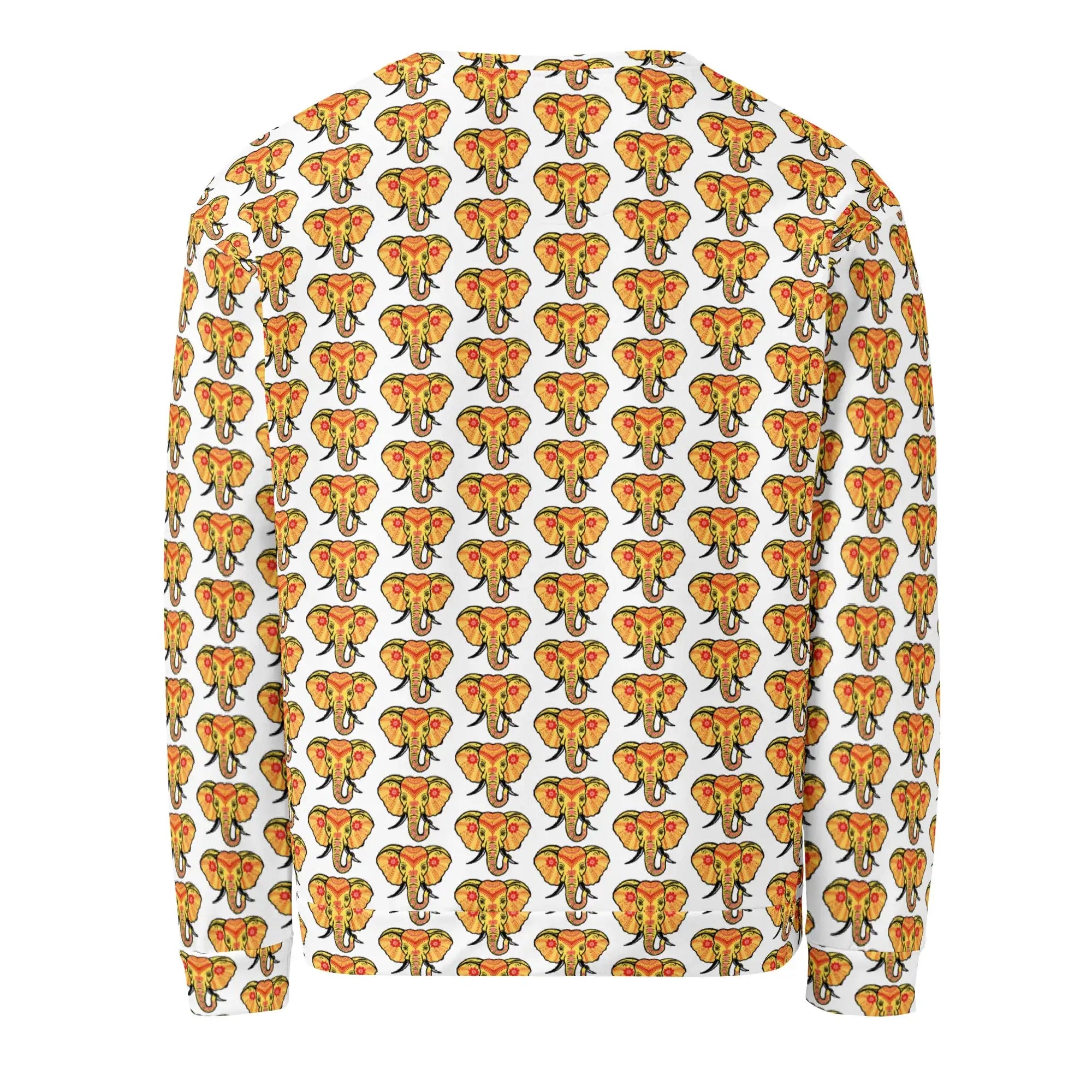 Elephant | Eco-Friendly | Premium Pattern Sweatshirt | TeeandTurtle | Sustainable