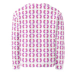 Pink Feather | Eco-Friendly | Premium Pattern Sweatshirt | TeeandTurtle | Sustainable
