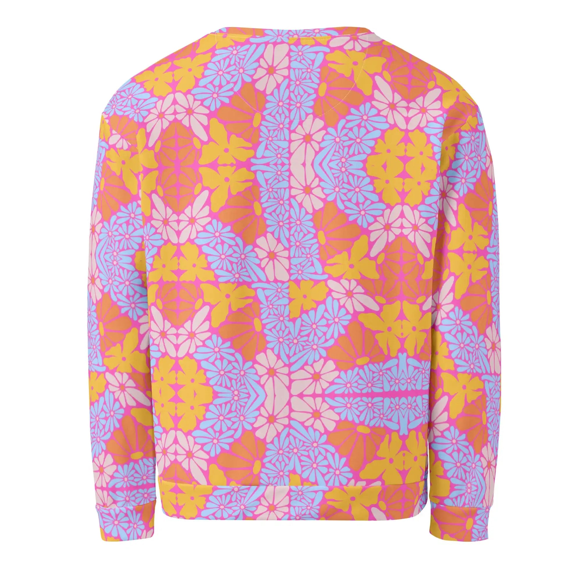 Bright Floral | Eco-Friendly | Premium Pattern Sweatshirt | TeeandTurtle | Sustainable