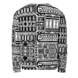 Black Aztek | Eco-Friendly | Premium Pattern Sweatshirt | TeeandTurtle | Sustainable
