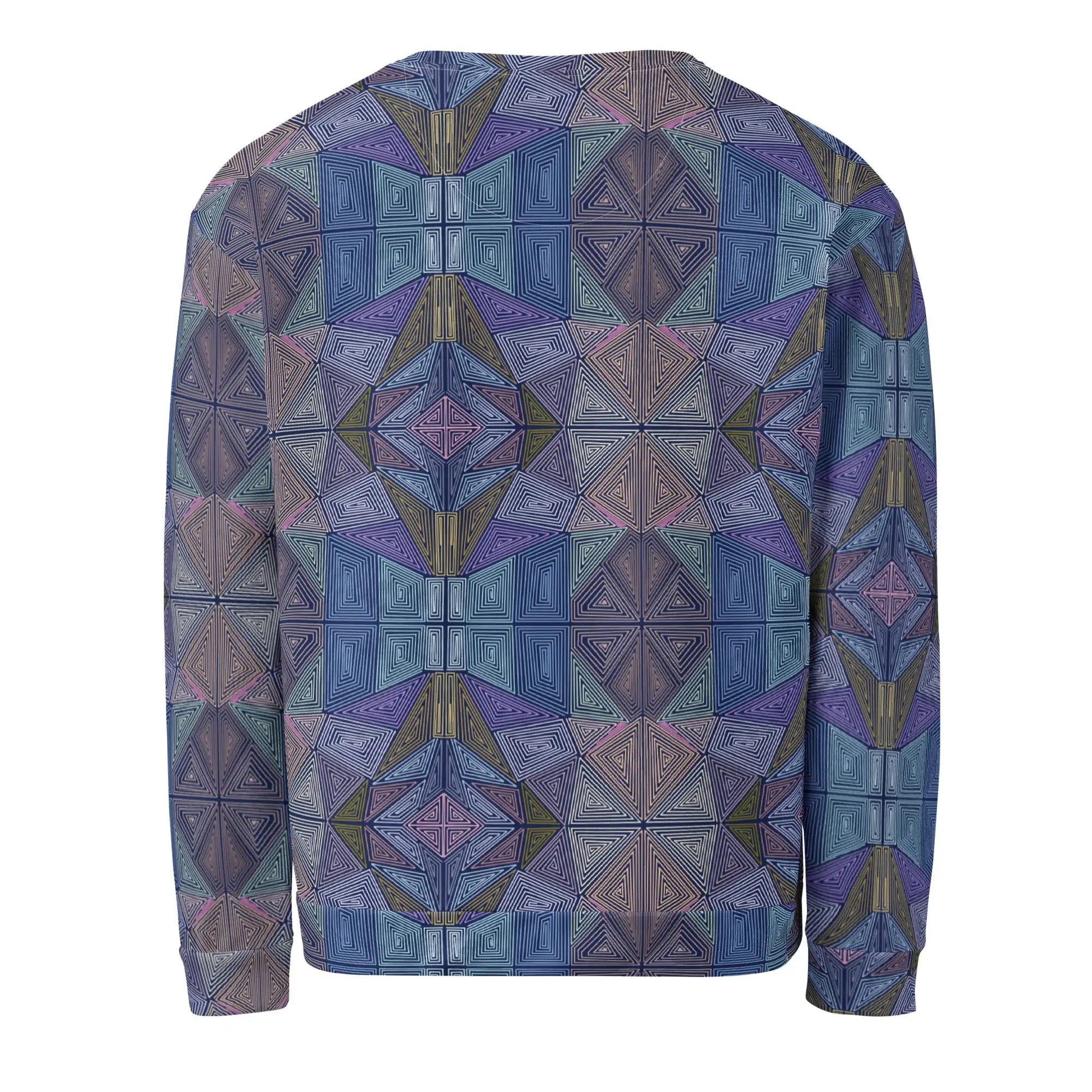 Dizzy Block | Eco-Friendly | Premium Pattern Sweatshirt | TeeandTurtle | Sustainable