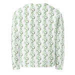 Snake Light Green | Eco-Friendly | Premium Pattern Sweatshirt | TeeandTurtle | Sustainable