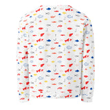 Fish Fiesta | Eco-Friendly | Premium Pattern Sweatshirt | TeeandTurtle | Sustainable