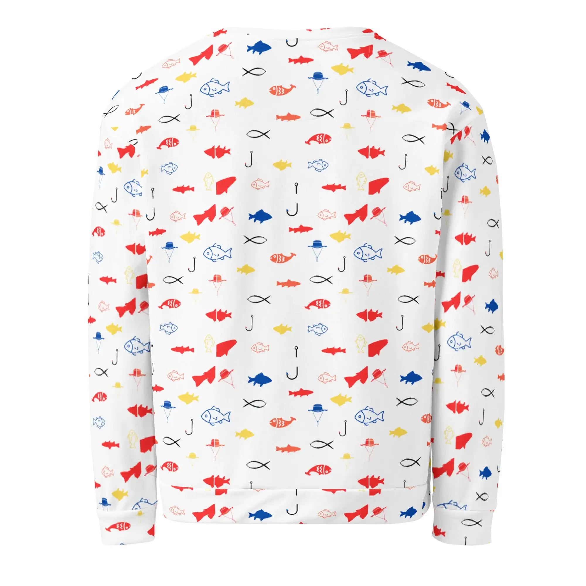 Fish Fiesta | Eco-Friendly | Premium Pattern Sweatshirt | TeeandTurtle | Sustainable
