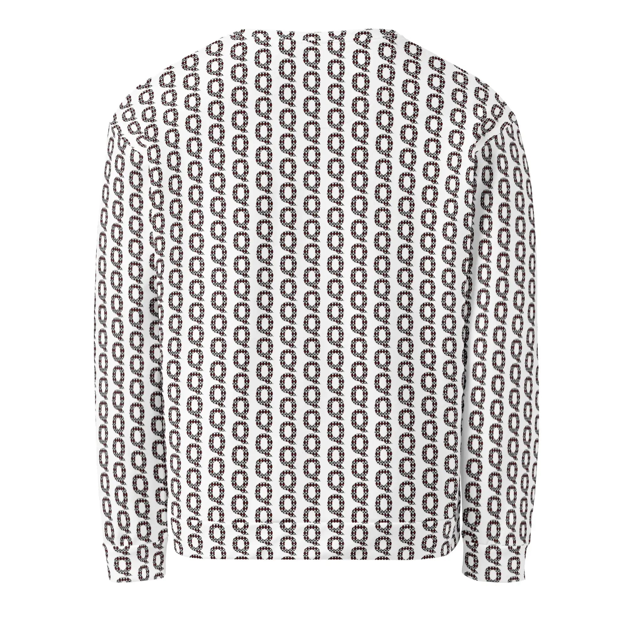 Q | Eco-Friendly | Premium Pattern Sweatshirt | TeeandTurtle | Sustainable
