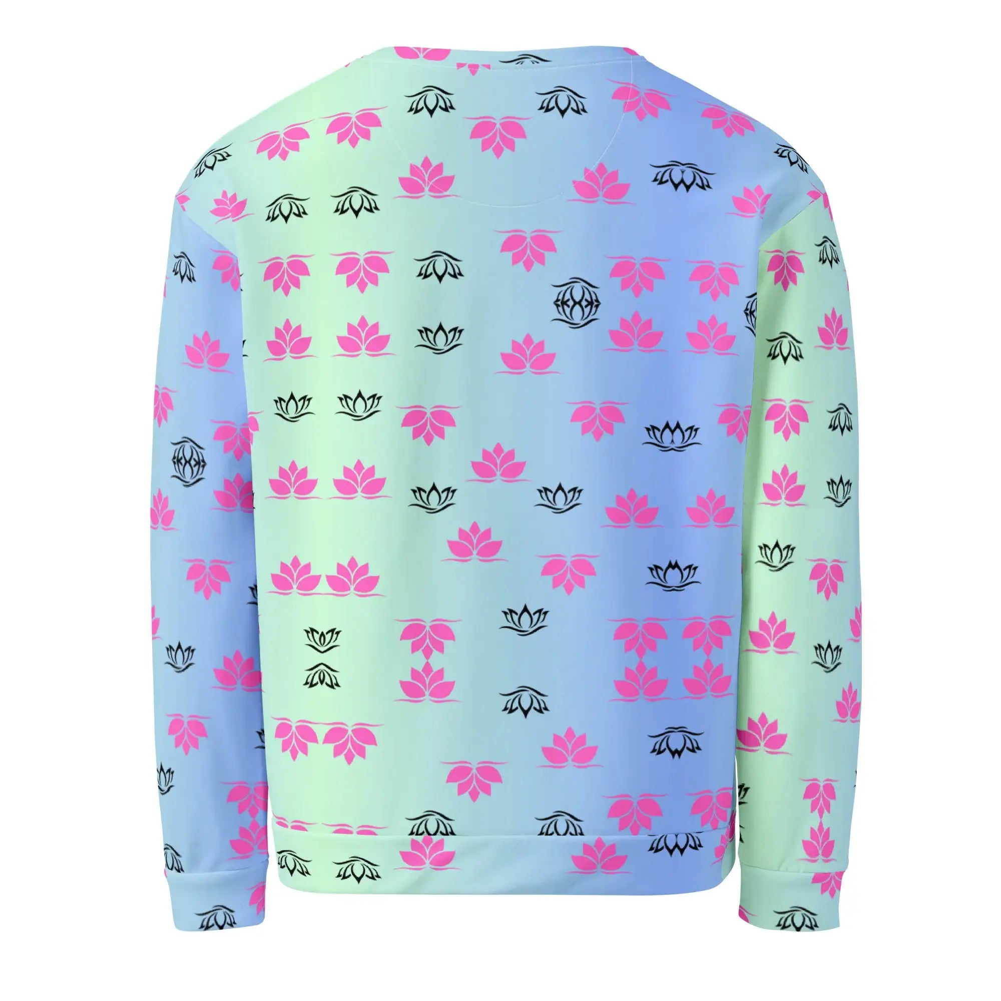 Lotus Gradiant | Eco-Friendly | Premium Pattern Sweatshirt | TeeandTurtle | Sustainable