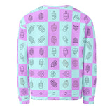 Popsicle | Eco-Friendly | Premium Pattern Sweatshirt | TeeandTurtle | Sustainable
