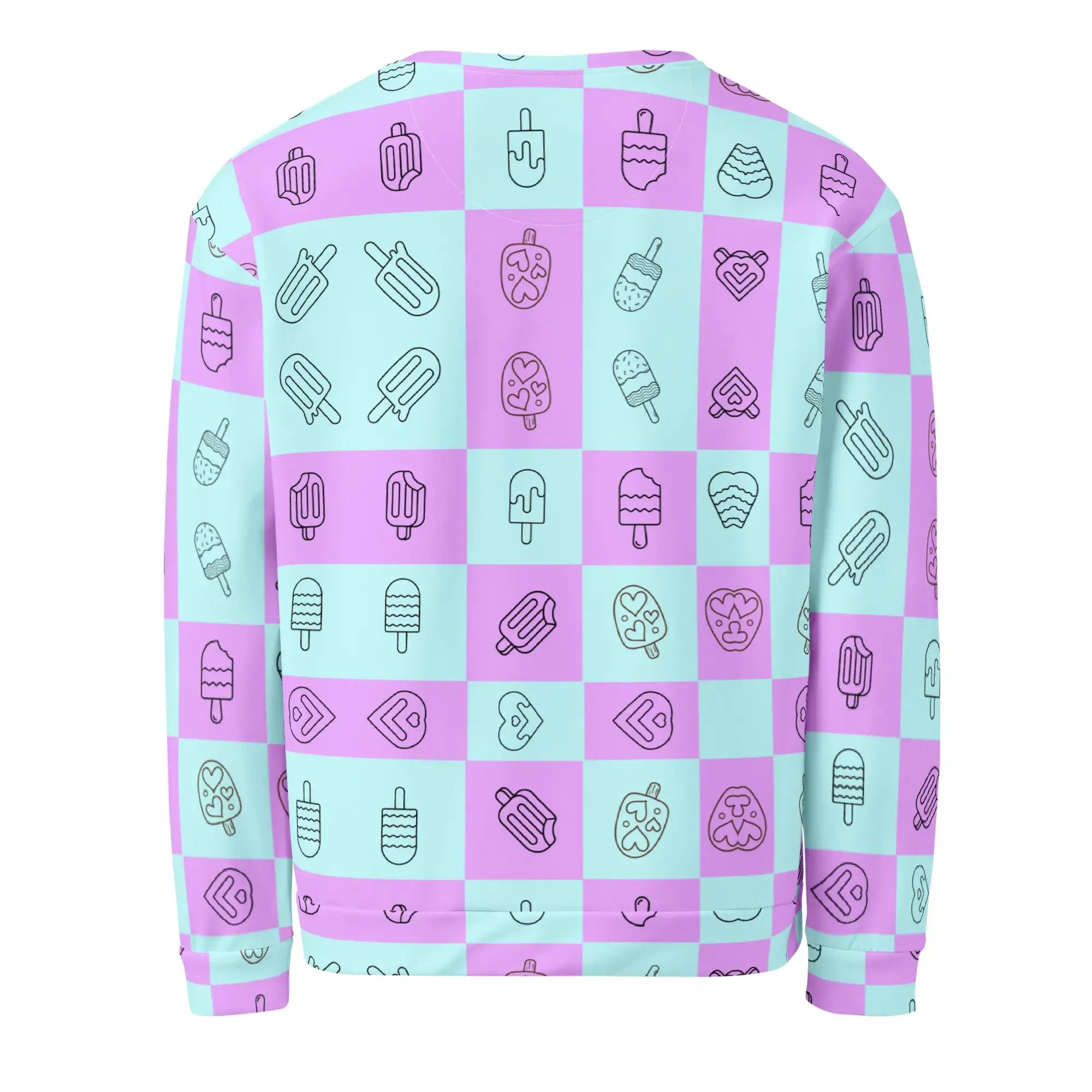 Popsicle | Eco-Friendly | Premium Pattern Sweatshirt | TeeandTurtle | Sustainable
