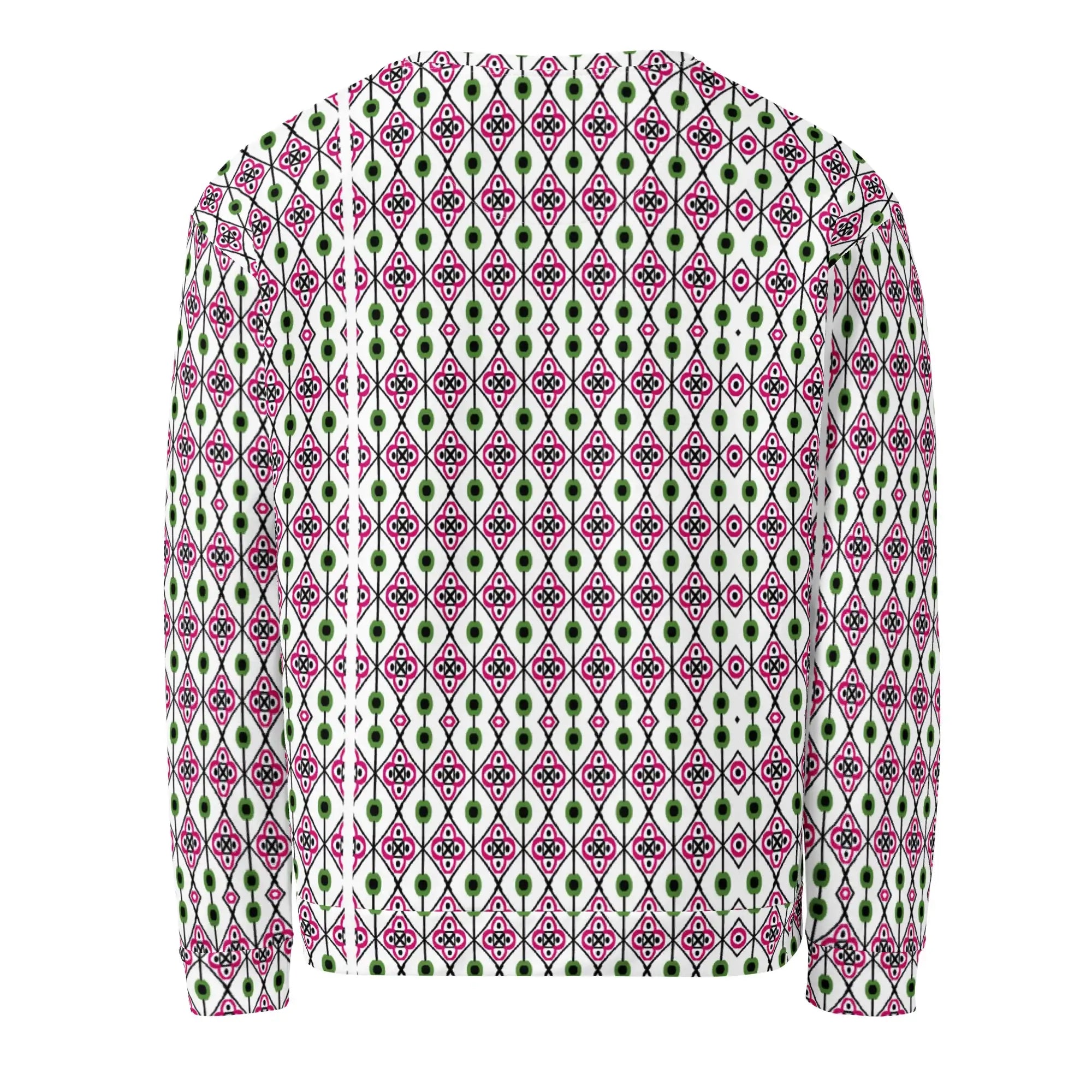 Green Diamonds | Eco-Friendly | Premium Pattern Sweatshirt | TeeandTurtle | Sustainable