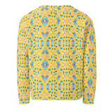 Glamour In Yellow | Eco-Friendly | Premium Pattern Sweatshirt | TeeandTurtle | Sustainable