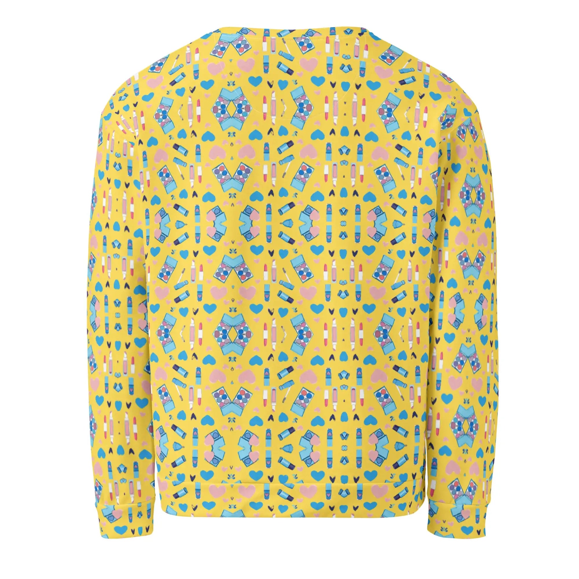 Glamour In Yellow | Eco-Friendly | Premium Pattern Sweatshirt | TeeandTurtle | Sustainable