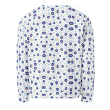 Blue Drops | Eco-Friendly | Premium Pattern Sweatshirt | TeeandTurtle | Sustainable