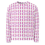 Pink Feather | Eco-Friendly | Premium Pattern Sweatshirt | TeeandTurtle | Sustainable