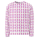 Pink Feather | Eco-Friendly | Premium Pattern Sweatshirt | TeeandTurtle | Sustainable