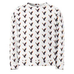 Rainbow Falcon | Eco-Friendly | Premium Pattern Sweatshirt | TeeandTurtle | Sustainable