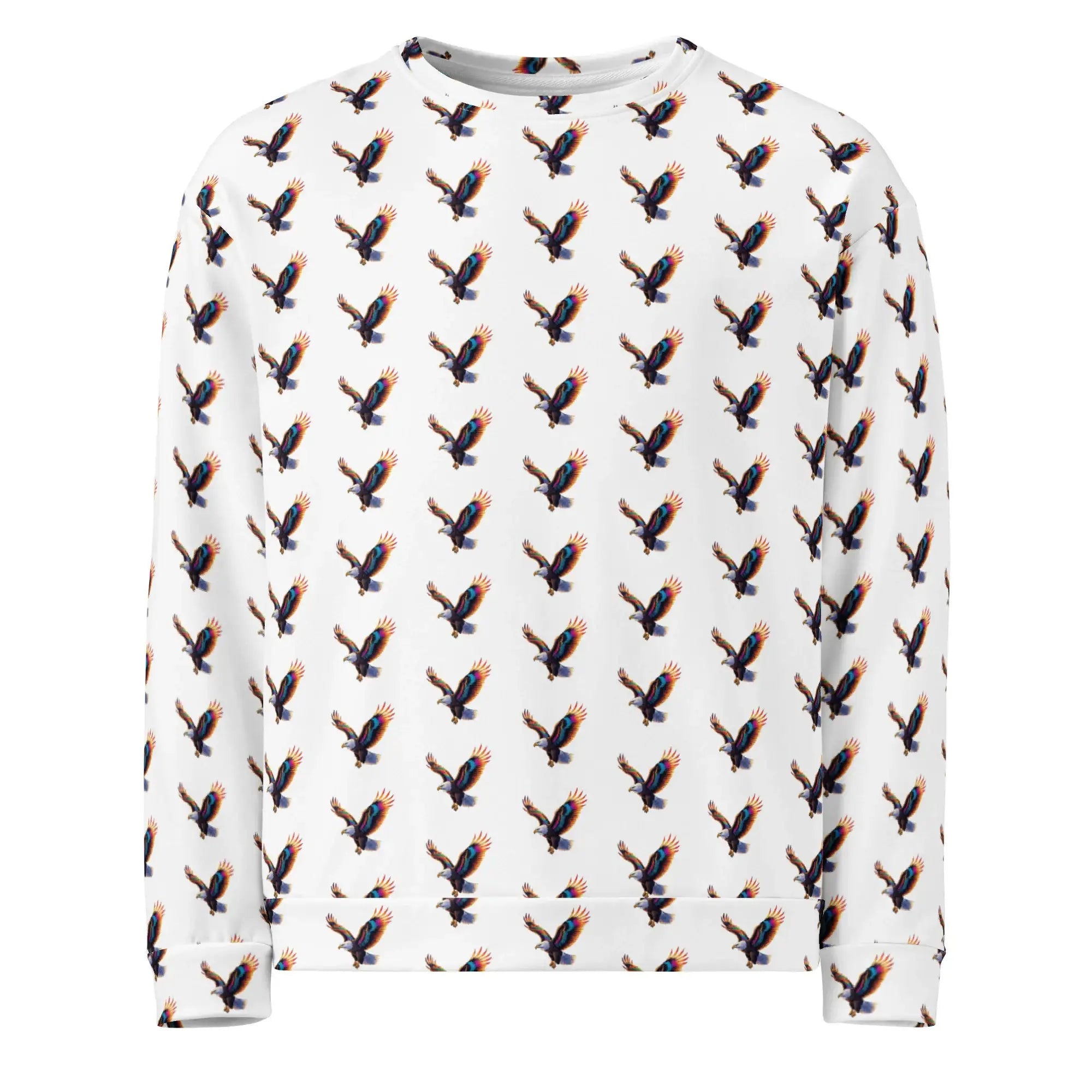 Rainbow Falcon | Eco-Friendly | Premium Pattern Sweatshirt | TeeandTurtle | Sustainable