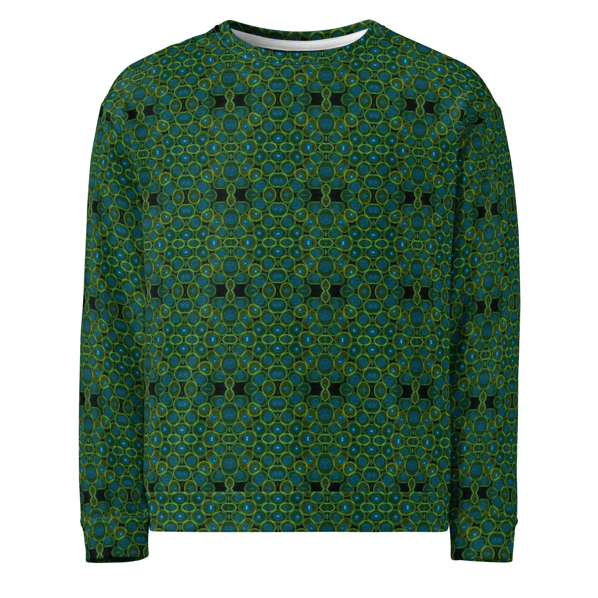 Bioluminescent Plant Cells | Eco-Friendly | Premium Pattern Sweatshirt | TeeandTurtle | Sustainable
