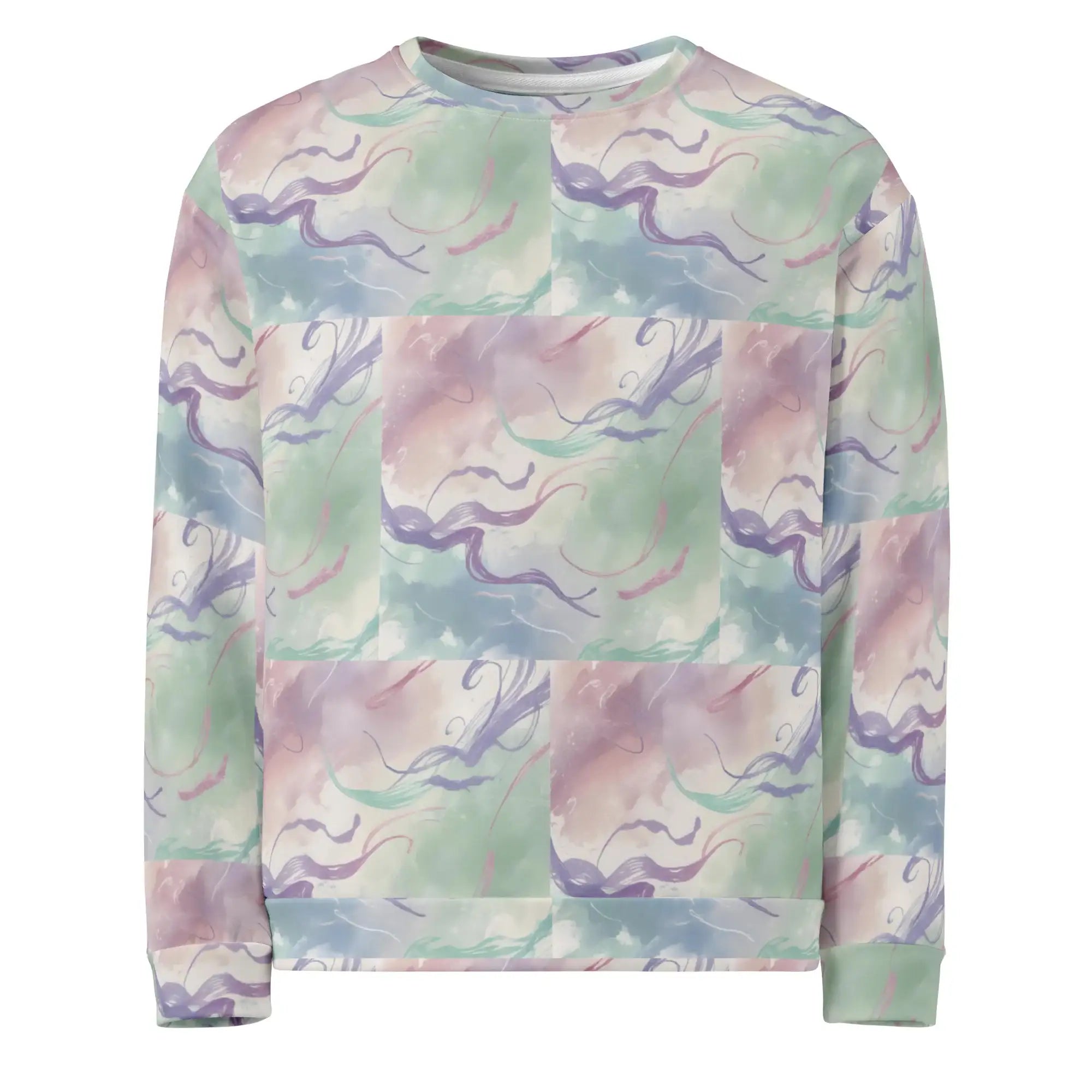 Pastel Stokes | Eco-Friendly | Premium Pattern Sweatshirt | TeeandTurtle | Sustainable