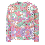 Waves Of Flowers | Eco-Friendly | Premium Pattern Sweatshirt | TeeandTurtle | Sustainable