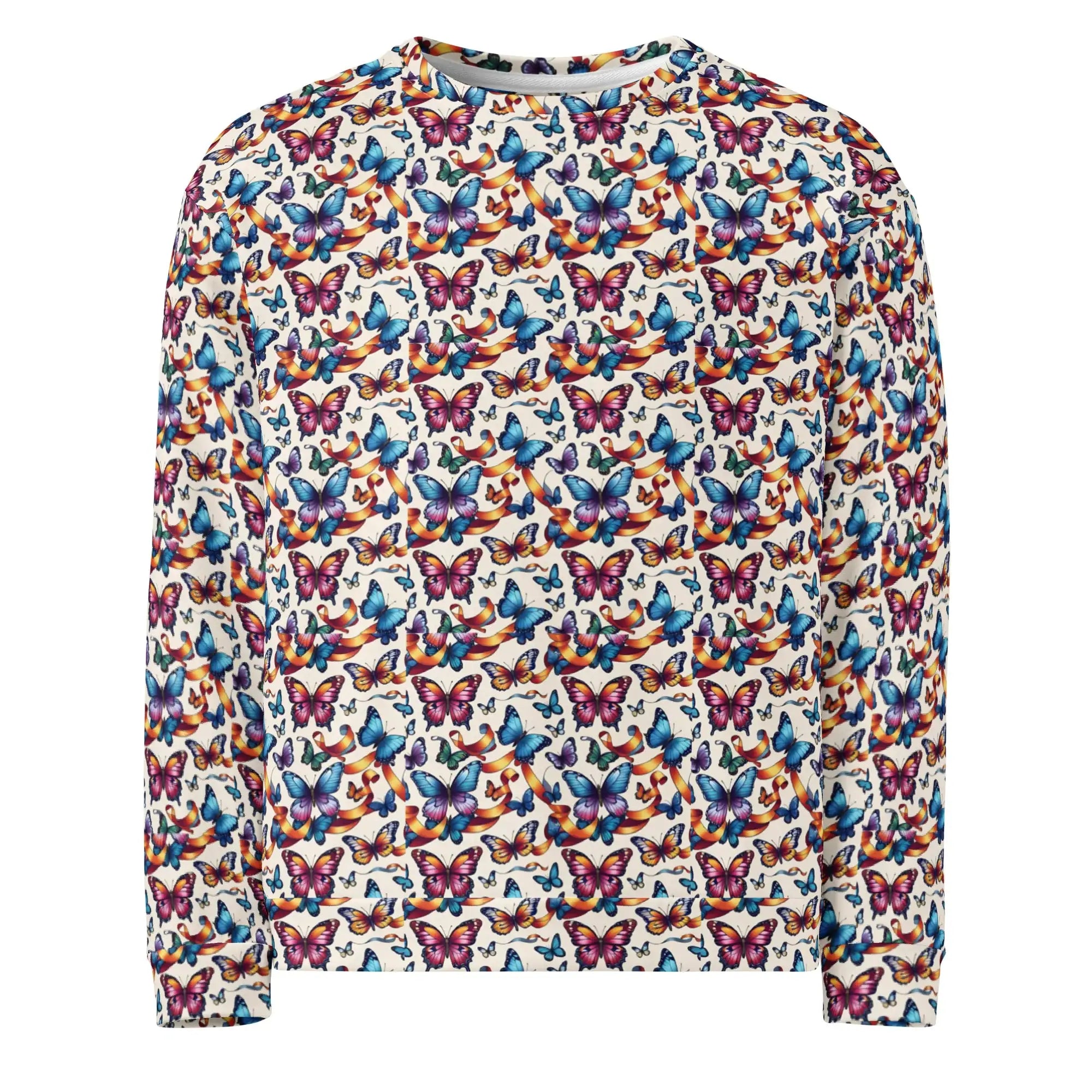Butterfly Party | Eco-Friendly | Premium Pattern Sweatshirt | TeeandTurtle | Sustainable