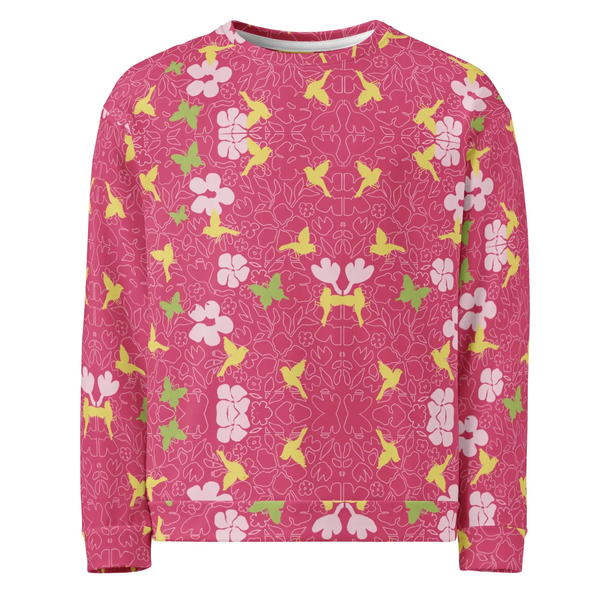Morning Birds | Eco-Friendly | Premium Pattern Sweatshirt | TeeandTurtle | Sustainable
