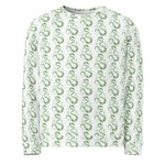 Snake Light Green | Eco-Friendly | Premium Pattern Sweatshirt | TeeandTurtle | Sustainable
