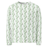 Snake Light Green | Eco-Friendly | Premium Pattern Sweatshirt | TeeandTurtle | Sustainable