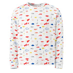 Fish Fiesta | Eco-Friendly | Premium Pattern Sweatshirt | TeeandTurtle | Sustainable
