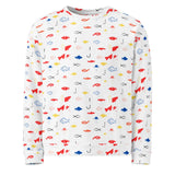 Fish Fiesta | Eco-Friendly | Premium Pattern Sweatshirt | TeeandTurtle | Sustainable