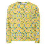 Glamour In Yellow | Eco-Friendly | Premium Pattern Sweatshirt | TeeandTurtle | Sustainable