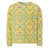 Glamour In Yellow | Eco-Friendly | Premium Pattern Sweatshirt | TeeandTurtle | Sustainable
