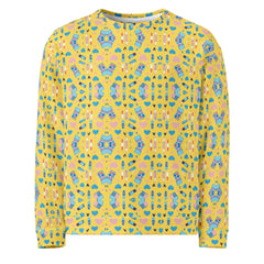 Glamour In Yellow | Eco-Friendly | Premium Pattern Sweatshirt | TeeandTurtle | Sustainable