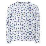 Blue Drops | Eco-Friendly | Premium Pattern Sweatshirt | TeeandTurtle | Sustainable