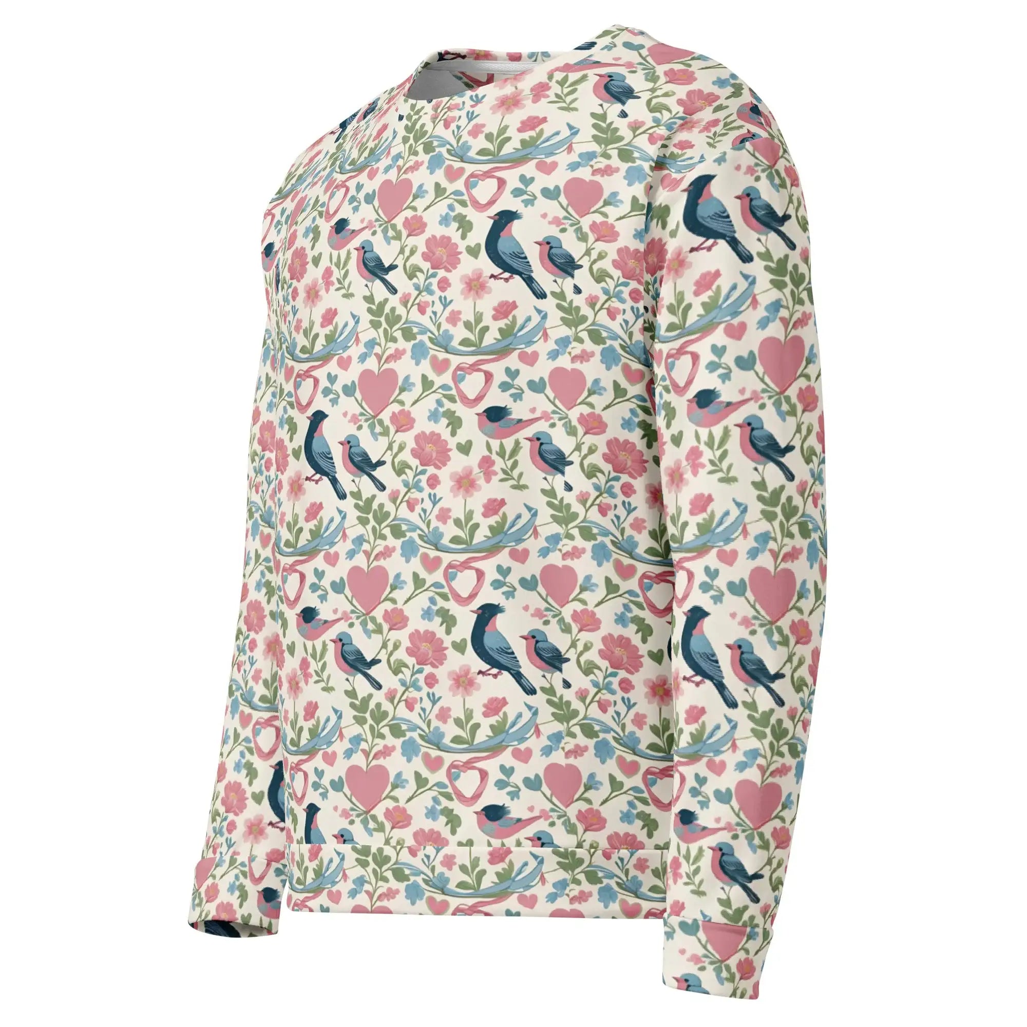 Birds Garden | Eco-Friendly | Premium Pattern Sweatshirt | TeeandTurtle | Sustainable