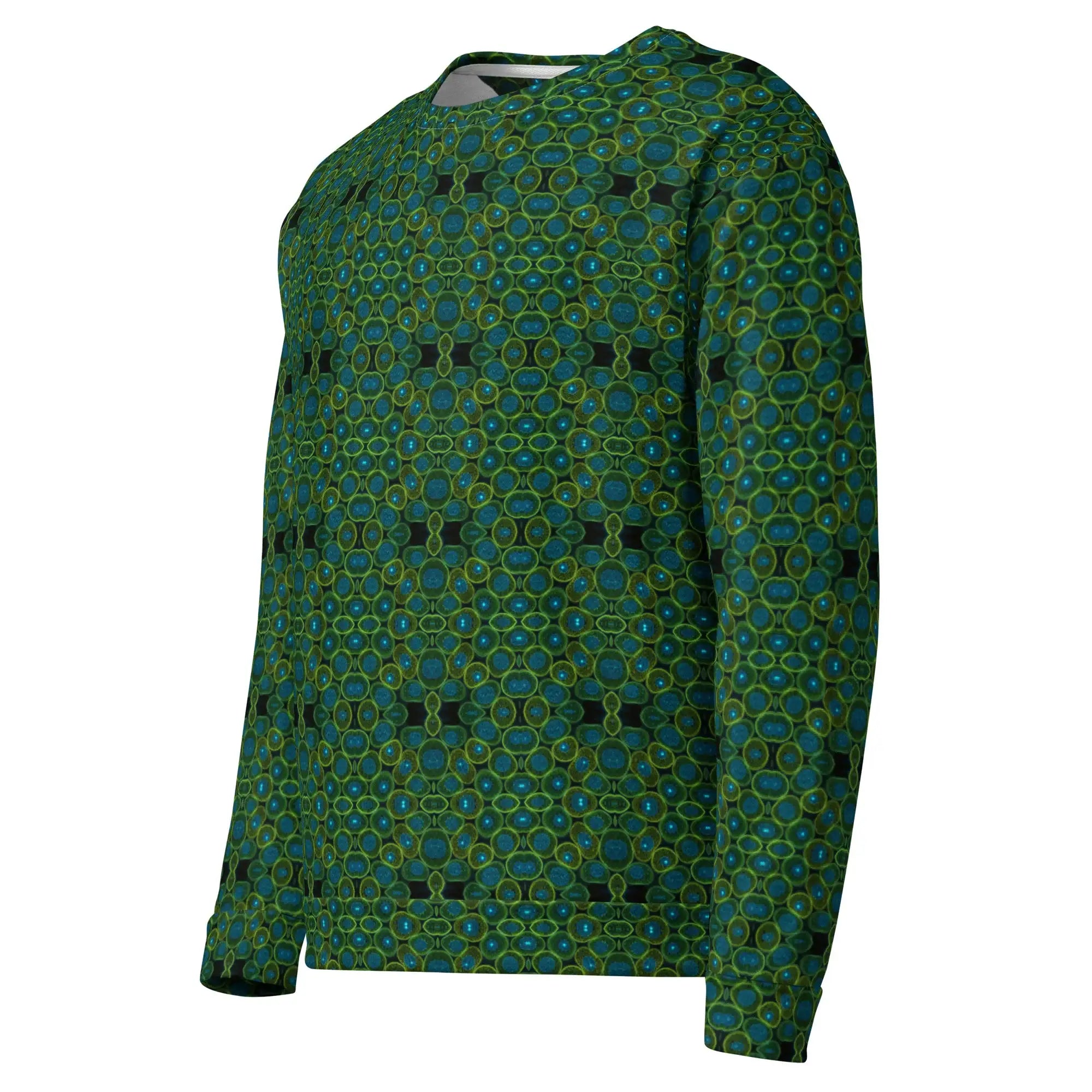 Bioluminescent Plant Cells | Eco-Friendly | Premium Pattern Sweatshirt | TeeandTurtle | Sustainable