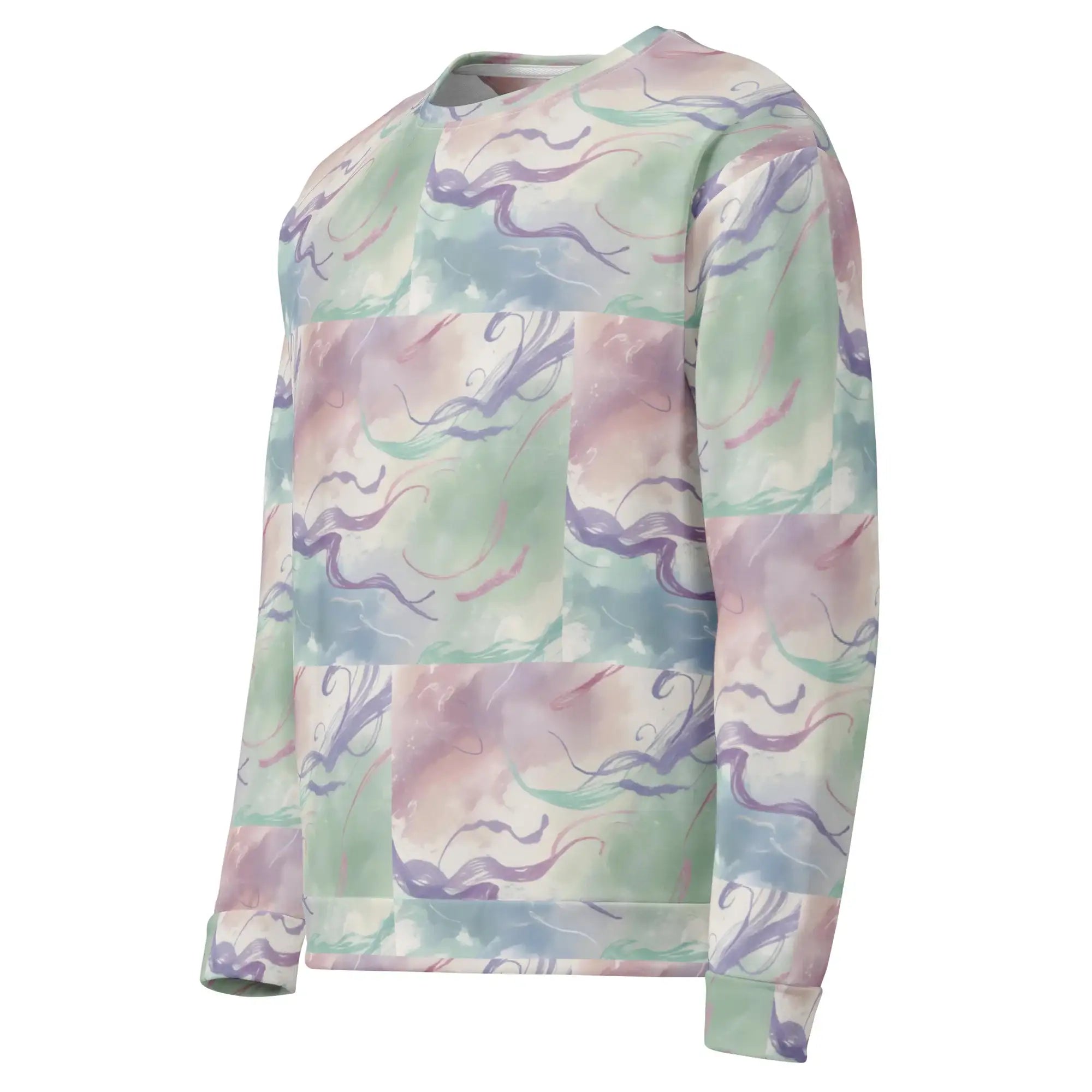 Pastel Stokes | Eco-Friendly | Premium Pattern Sweatshirt | TeeandTurtle | Sustainable