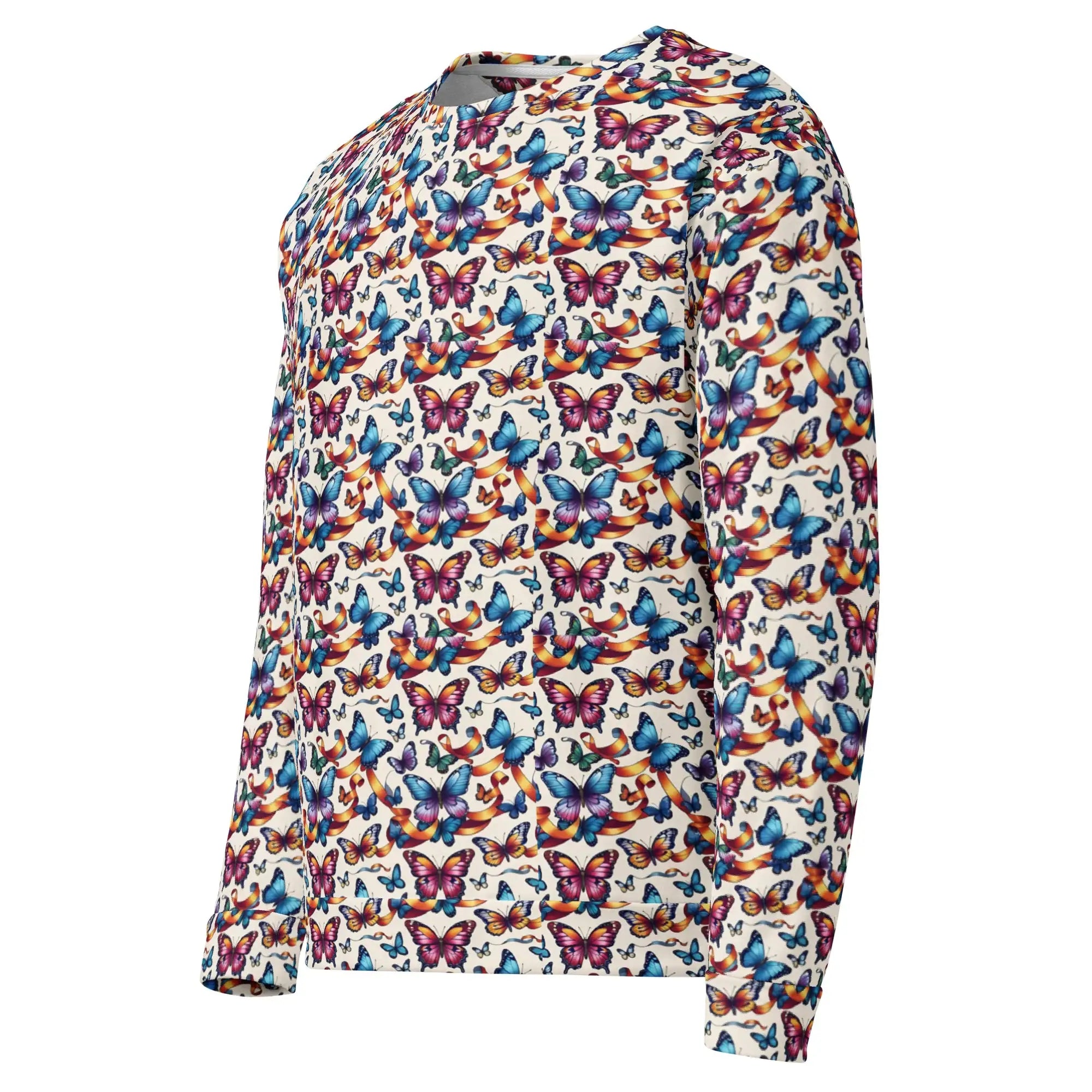 Butterfly Party | Eco-Friendly | Premium Pattern Sweatshirt | TeeandTurtle | Sustainable