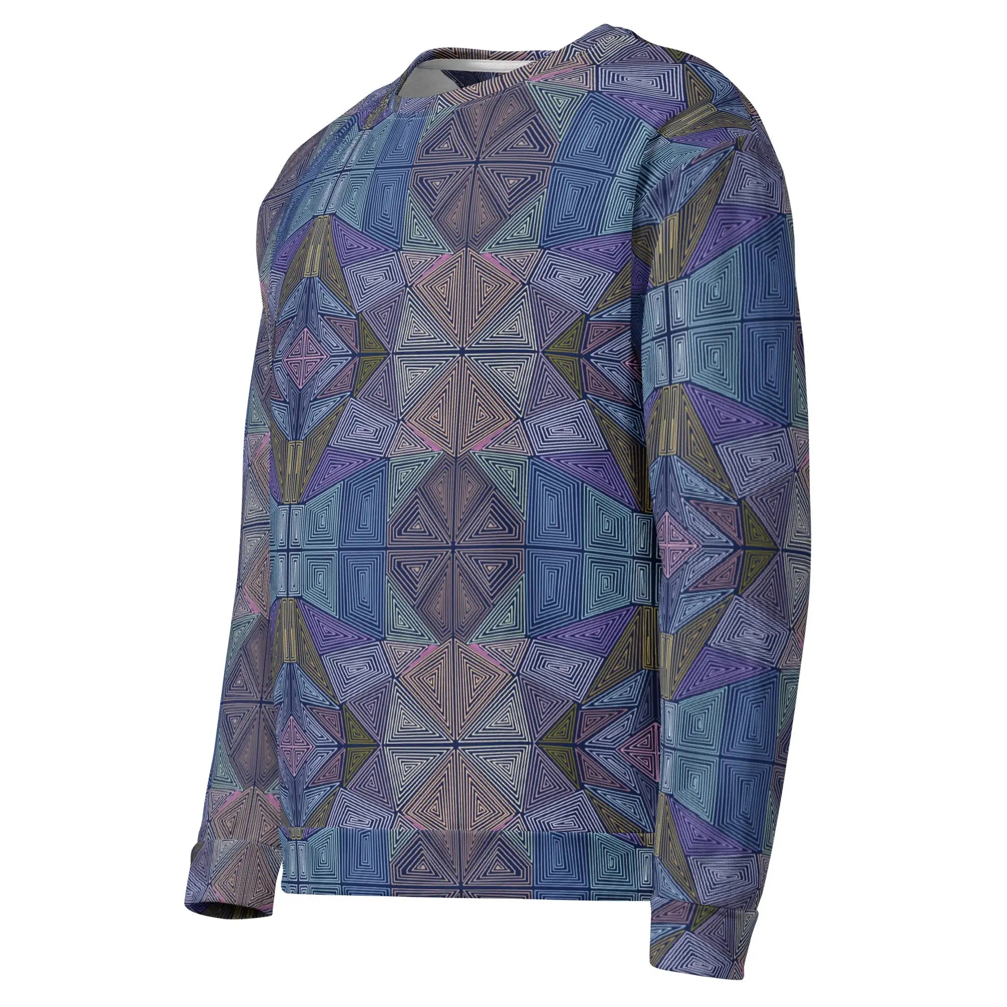 Dizzy Block | Eco-Friendly | Premium Pattern Sweatshirt | TeeandTurtle | Sustainable