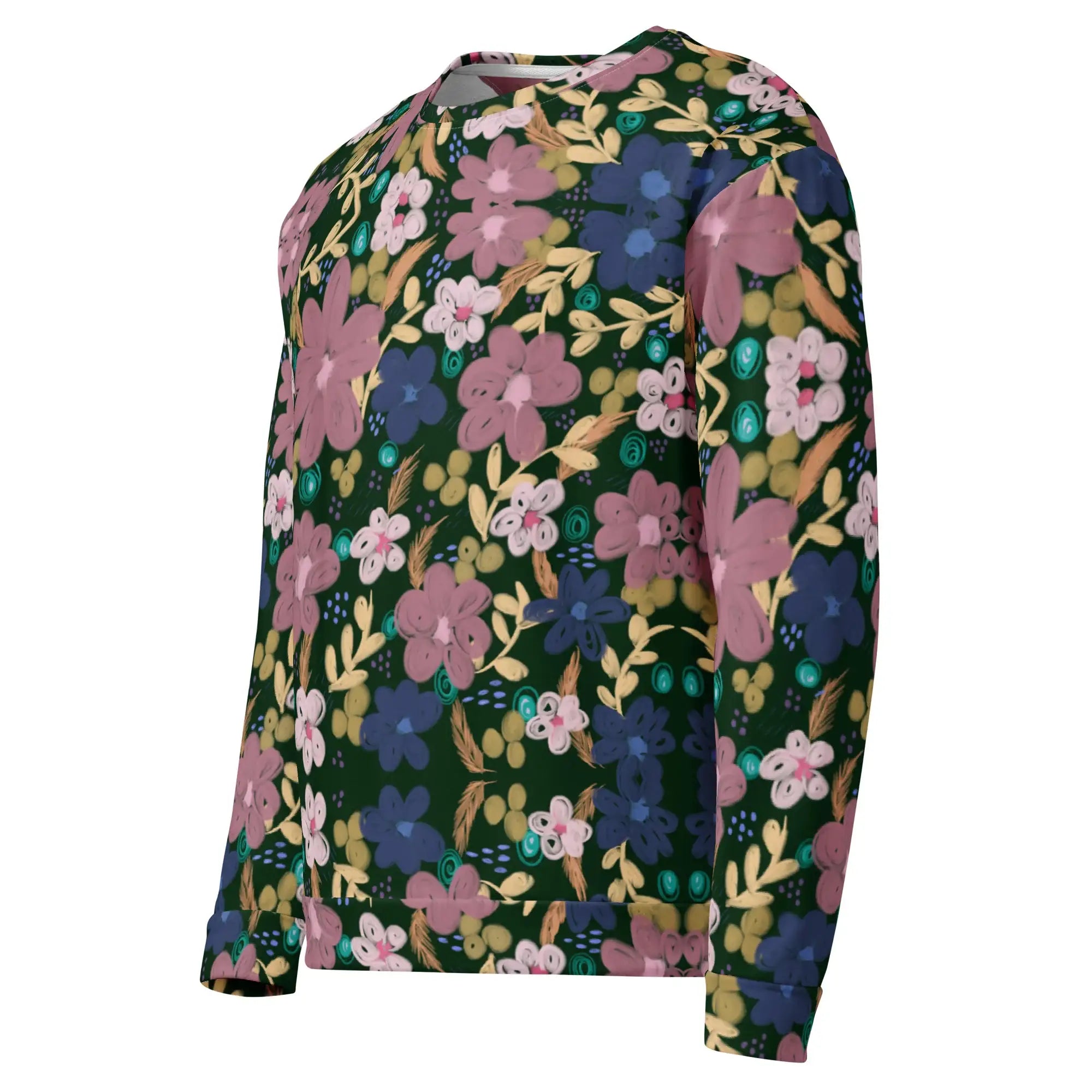 Green Goddess | Eco-Friendly | Premium Pattern Sweatshirt | TeeandTurtle | Sustainable