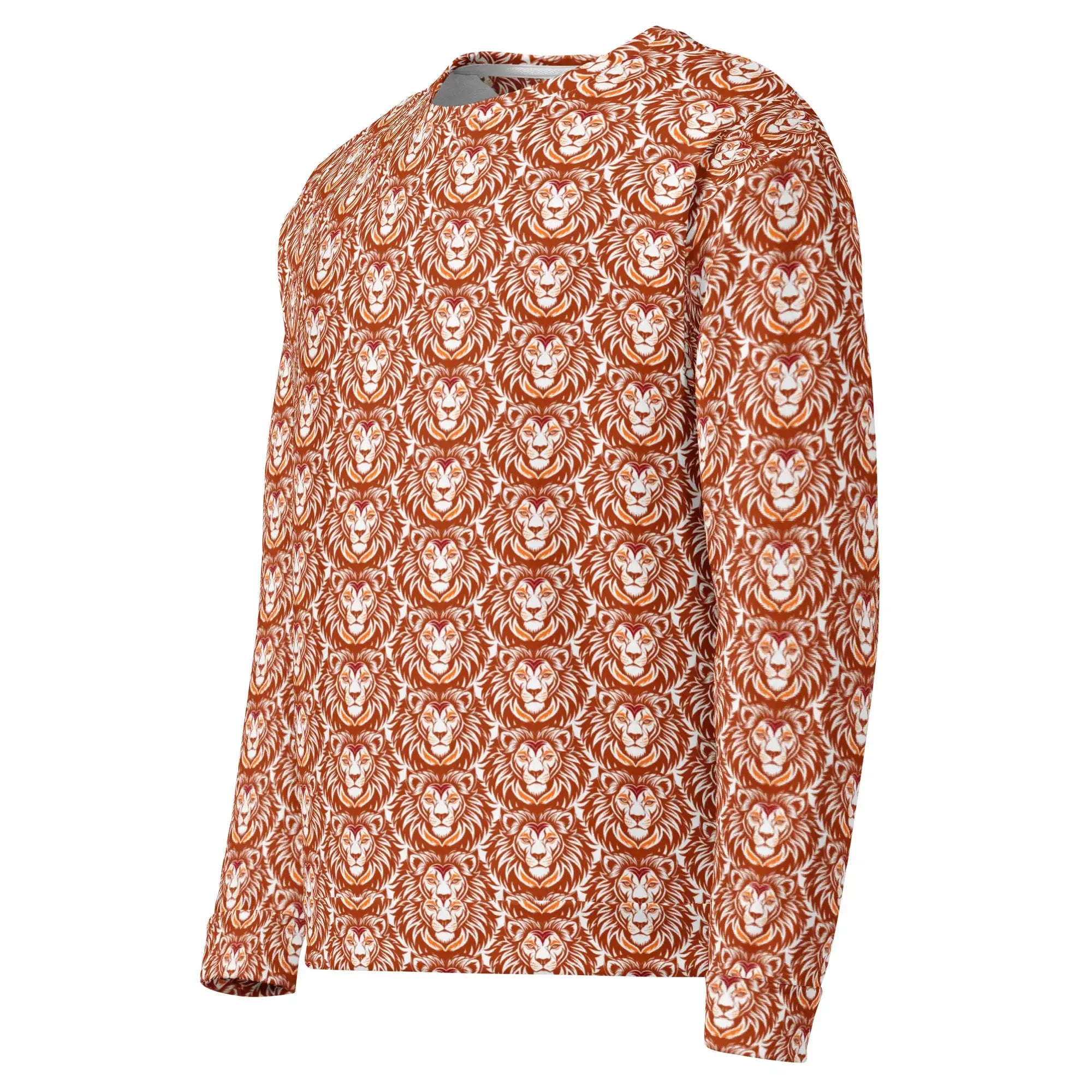 Lion | Eco-Friendly | Premium Pattern Sweatshirt | TeeandTurtle | Sustainable