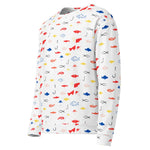 Fish Fiesta | Eco-Friendly | Premium Pattern Sweatshirt | TeeandTurtle | Sustainable
