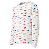 Fish Fiesta | Eco-Friendly | Premium Pattern Sweatshirt | TeeandTurtle | Sustainable
