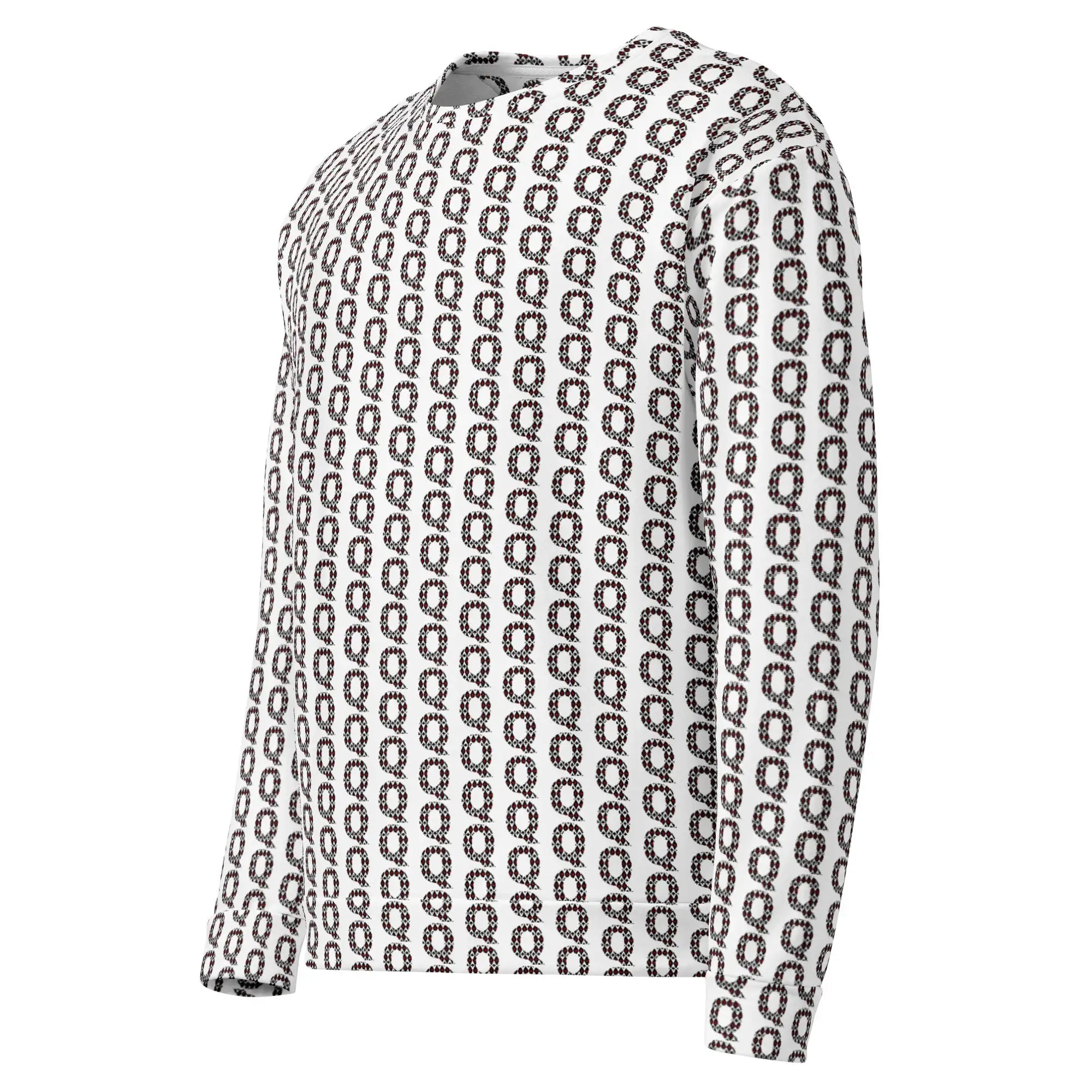 Q | Eco-Friendly | Premium Pattern Sweatshirt | TeeandTurtle | Sustainable
