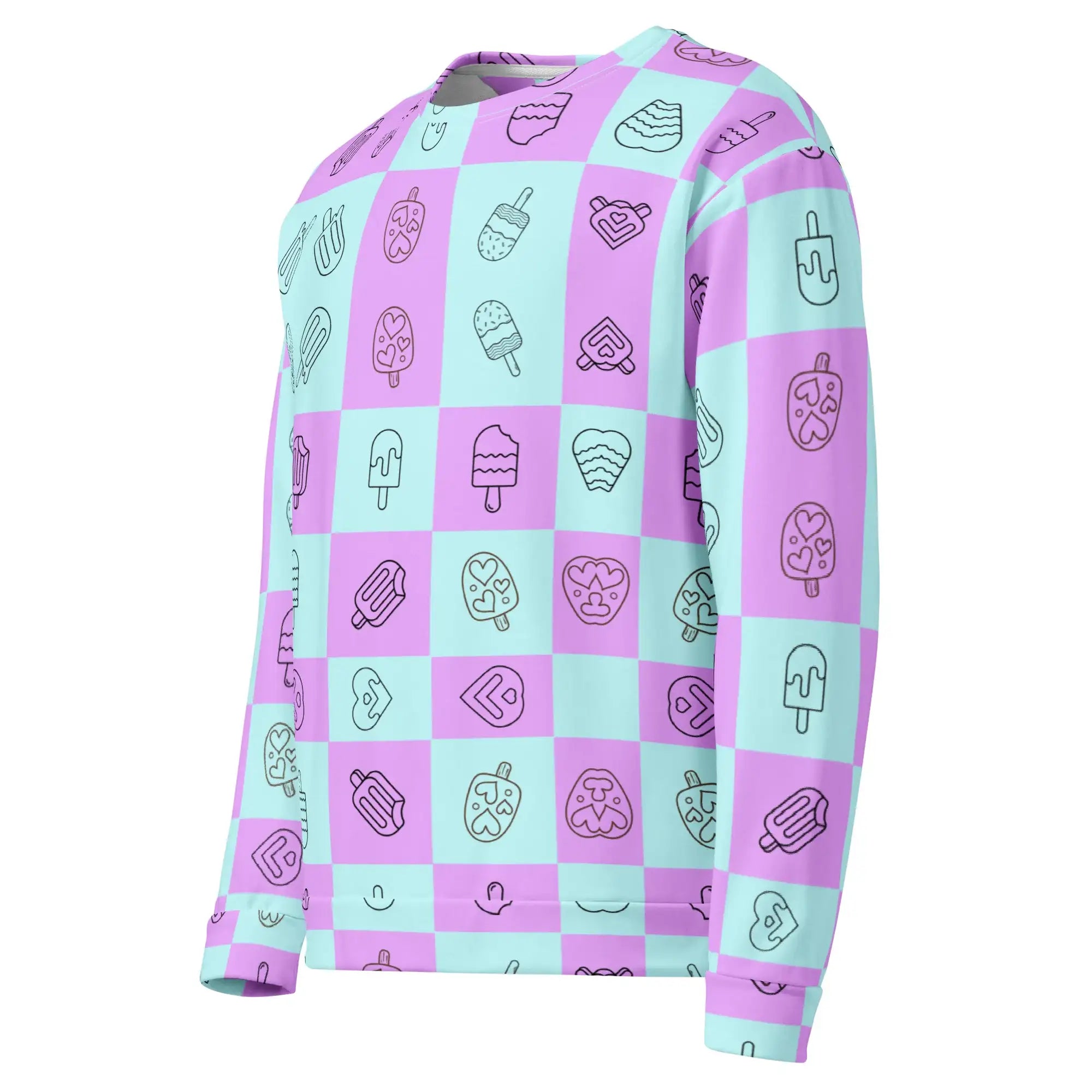 Popsicle | Eco-Friendly | Premium Pattern Sweatshirt | TeeandTurtle | Sustainable