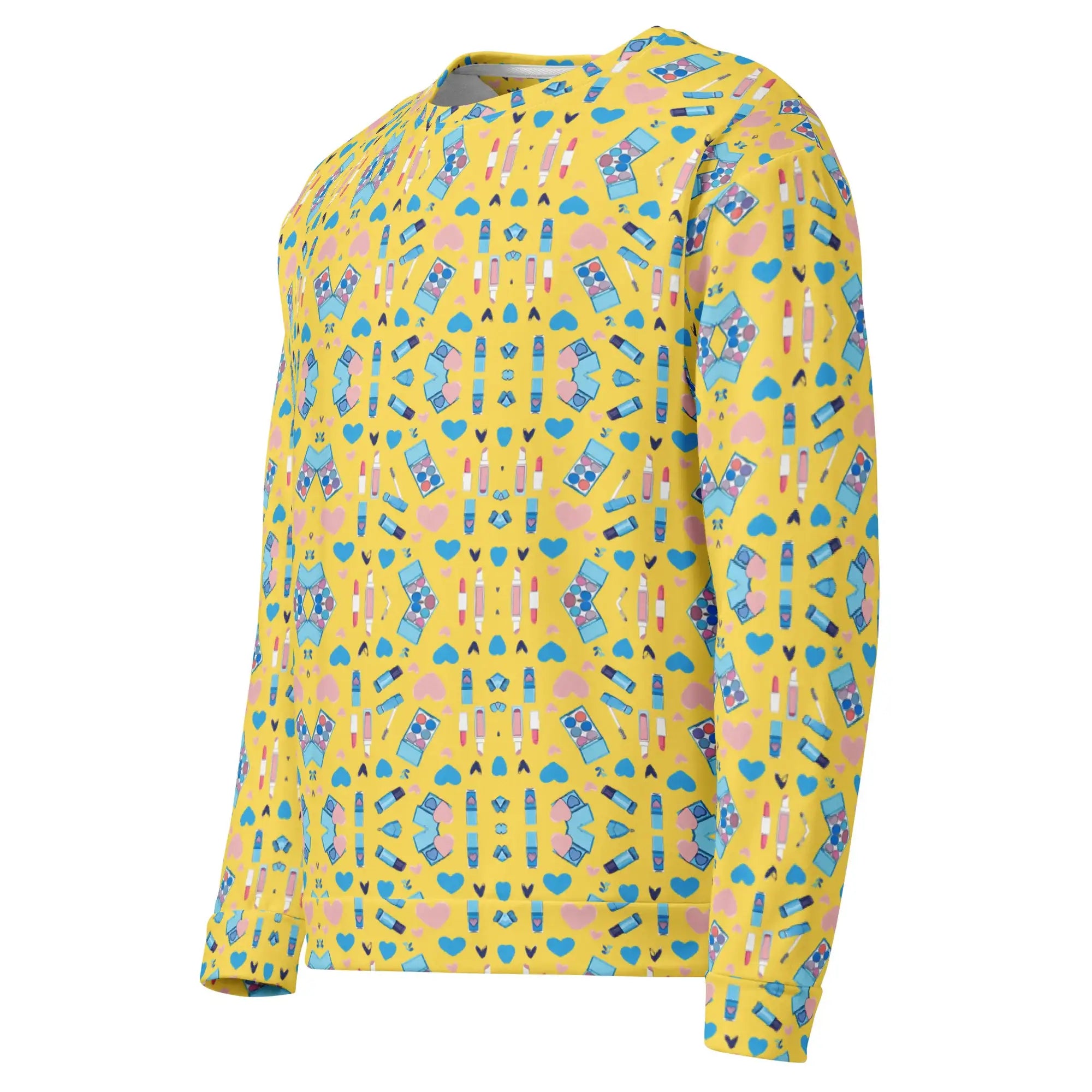 Glamour In Yellow | Eco-Friendly | Premium Pattern Sweatshirt | TeeandTurtle | Sustainable
