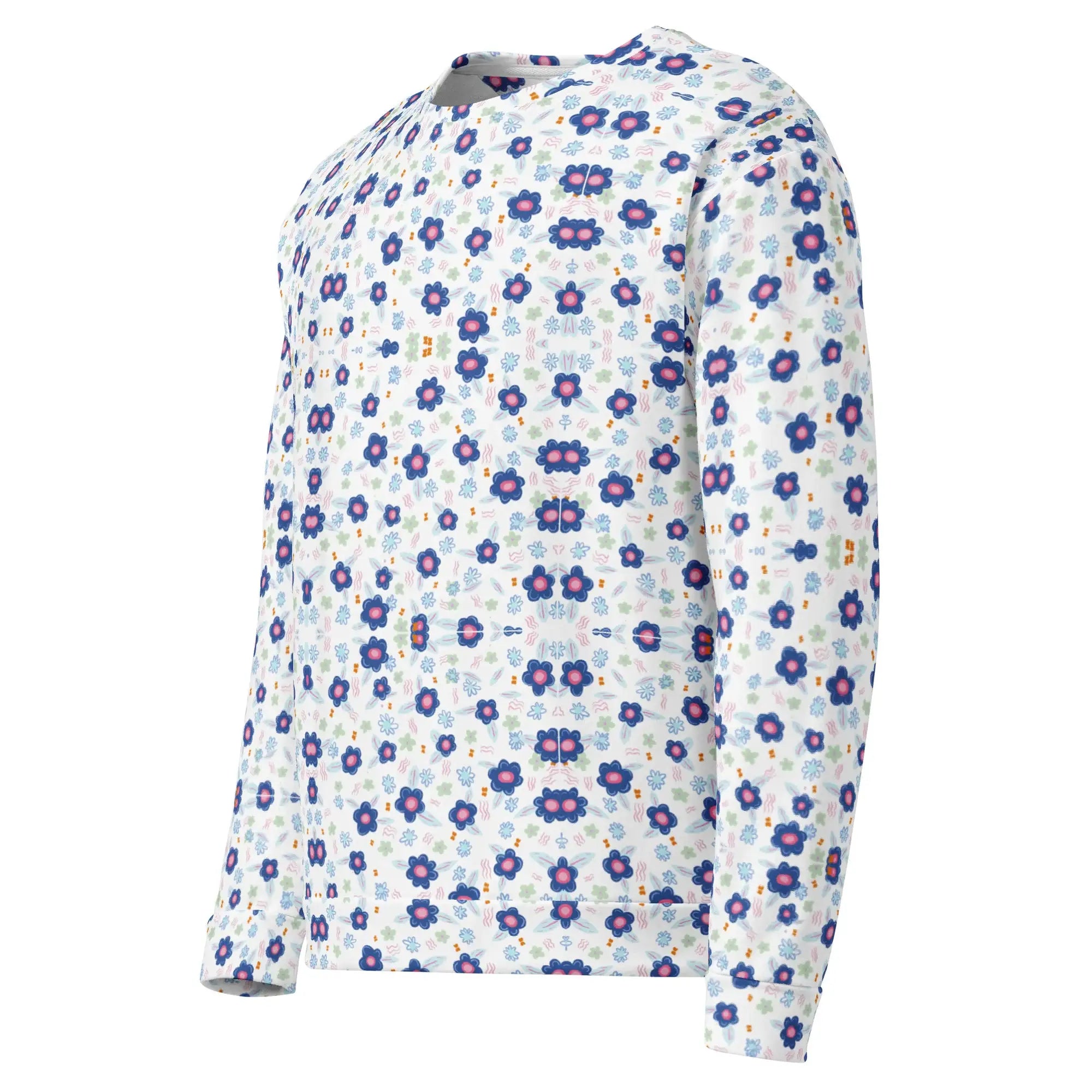 Blue Drops | Eco-Friendly | Premium Pattern Sweatshirt | TeeandTurtle | Sustainable