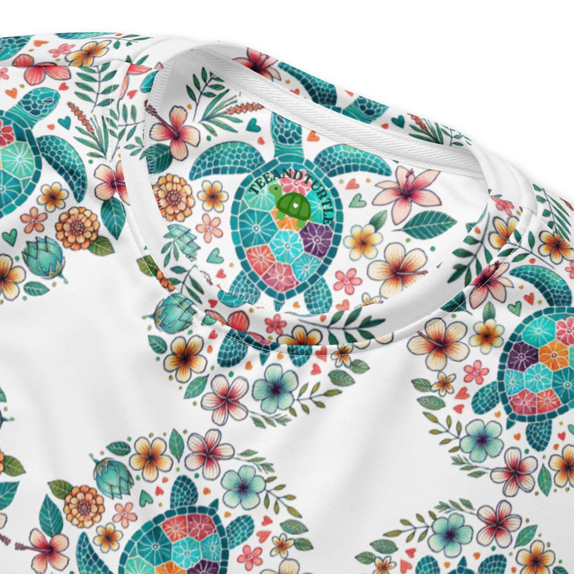 Sea Turtle | Eco-Friendly | Premium Pattern Sweatshirt | TeeandTurtle | Sustainable