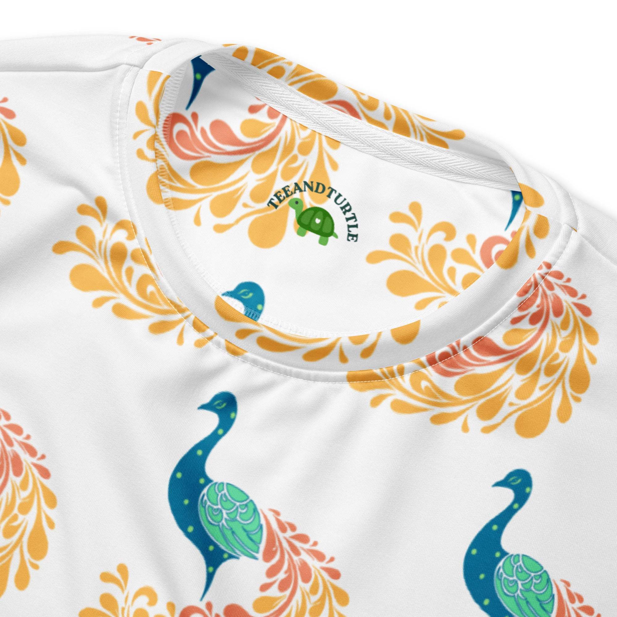 Peacock | Eco-Friendly | Premium Pattern Sweatshirt | TeeandTurtle | Sustainable