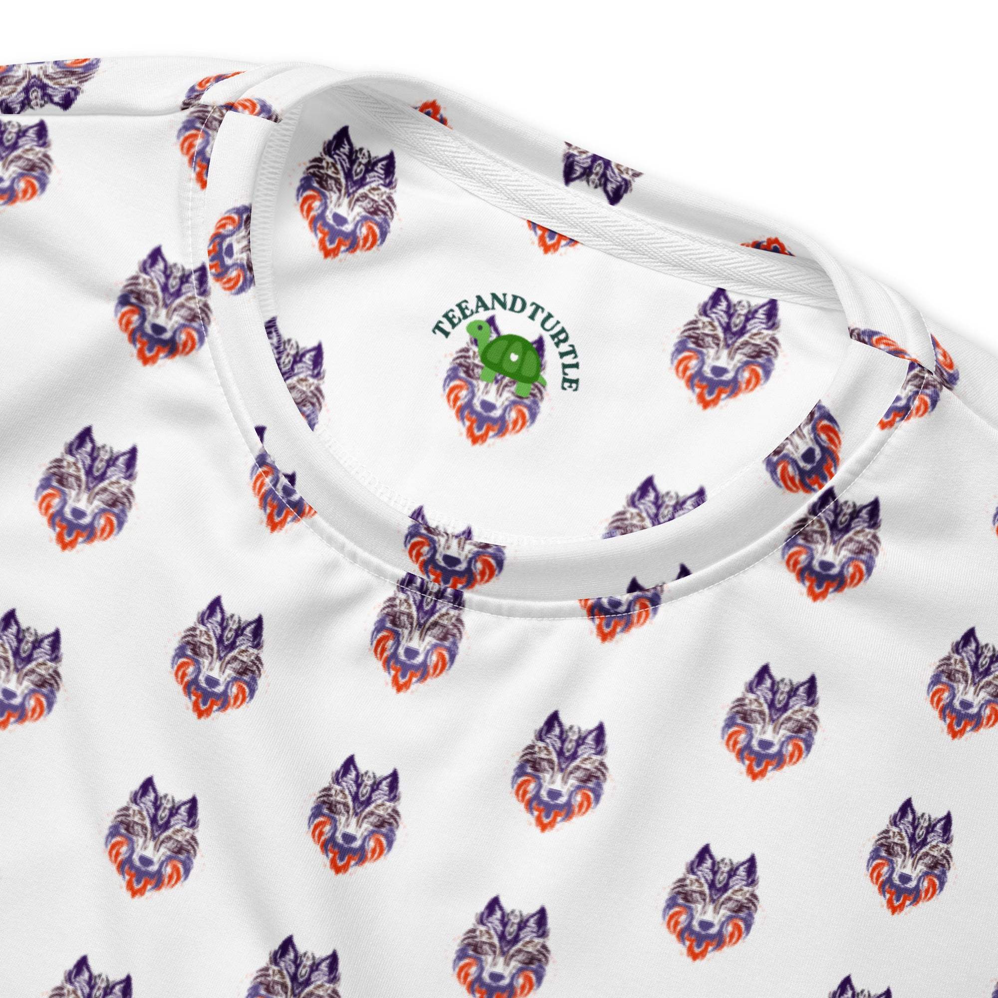 Flare Wolf | Eco-Friendly | Premium Pattern Sweatshirt | TeeandTurtle | Sustainable