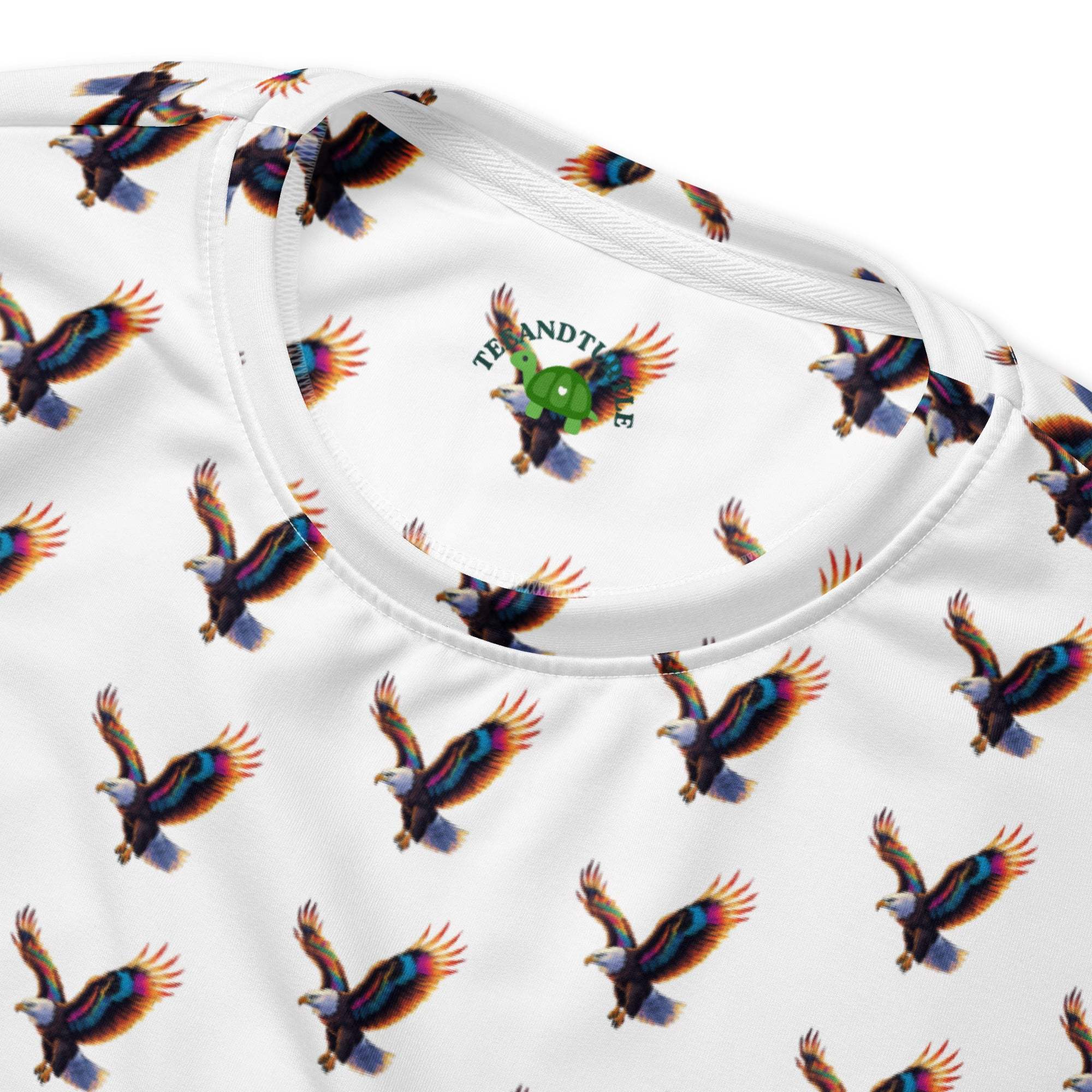Rainbow Falcon | Eco-Friendly | Premium Pattern Sweatshirt | TeeandTurtle | Sustainable